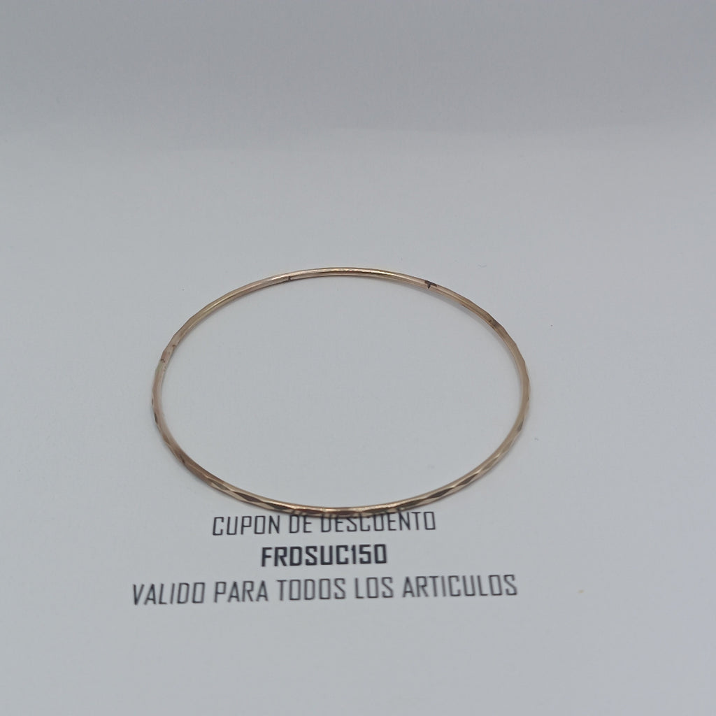 PULSERA RIGIDA ORO 10 K 2.8 GRMS (SEMINUEVO)