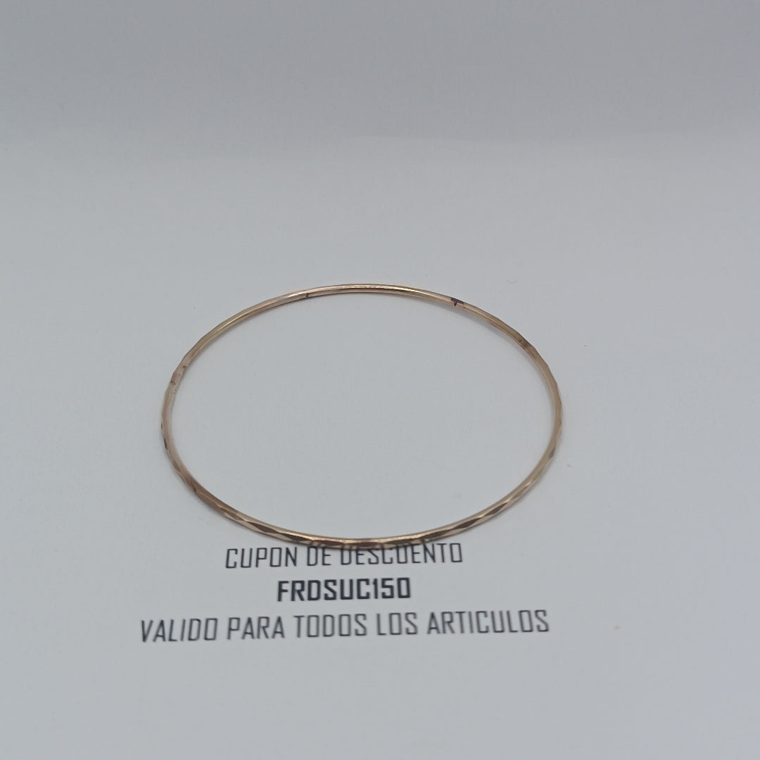 PULSERA RIGIDA ORO 10 K 2.8 GRMS (SEMINUEVO)
