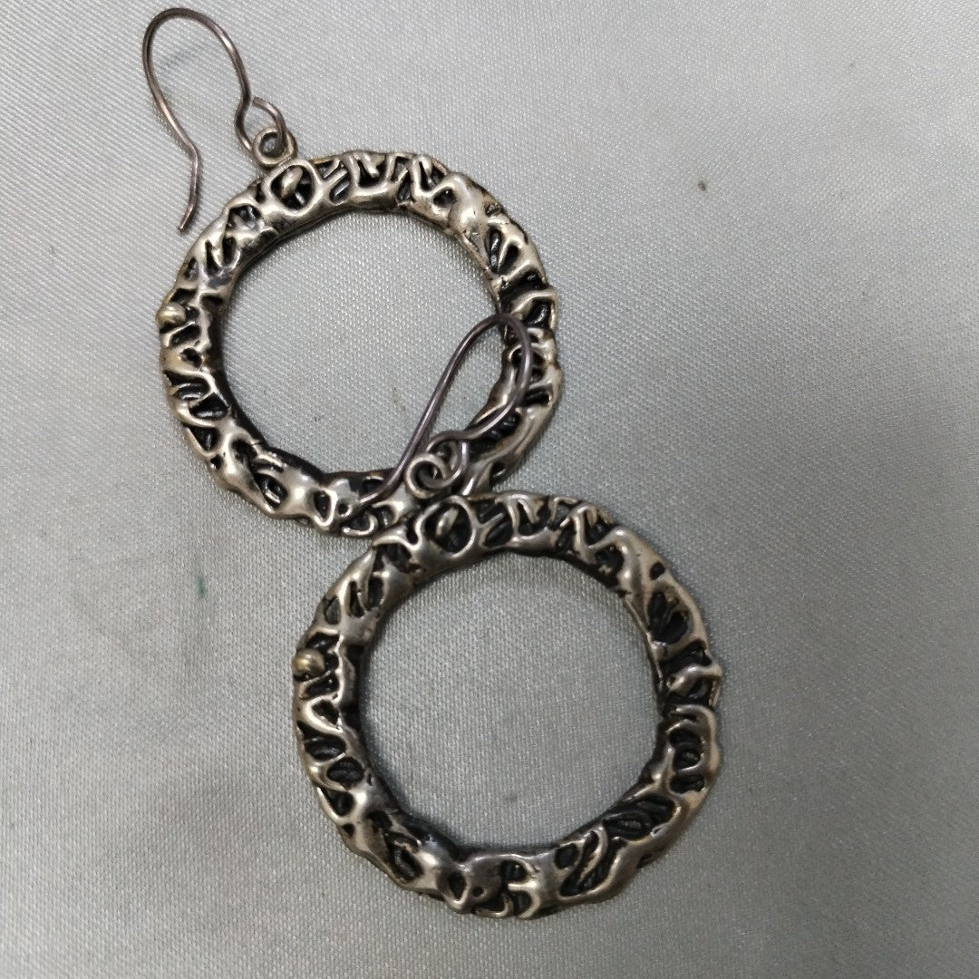ARETES PAR PLATA 9,20 GRMS (SEMINUEVO)