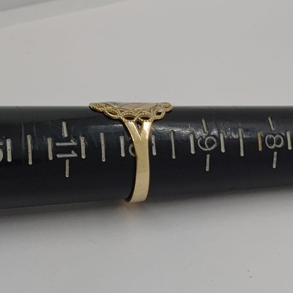 ANILLITO ORO COMBINADO 10 K 2.5 GRMS (SEMINUEVO)