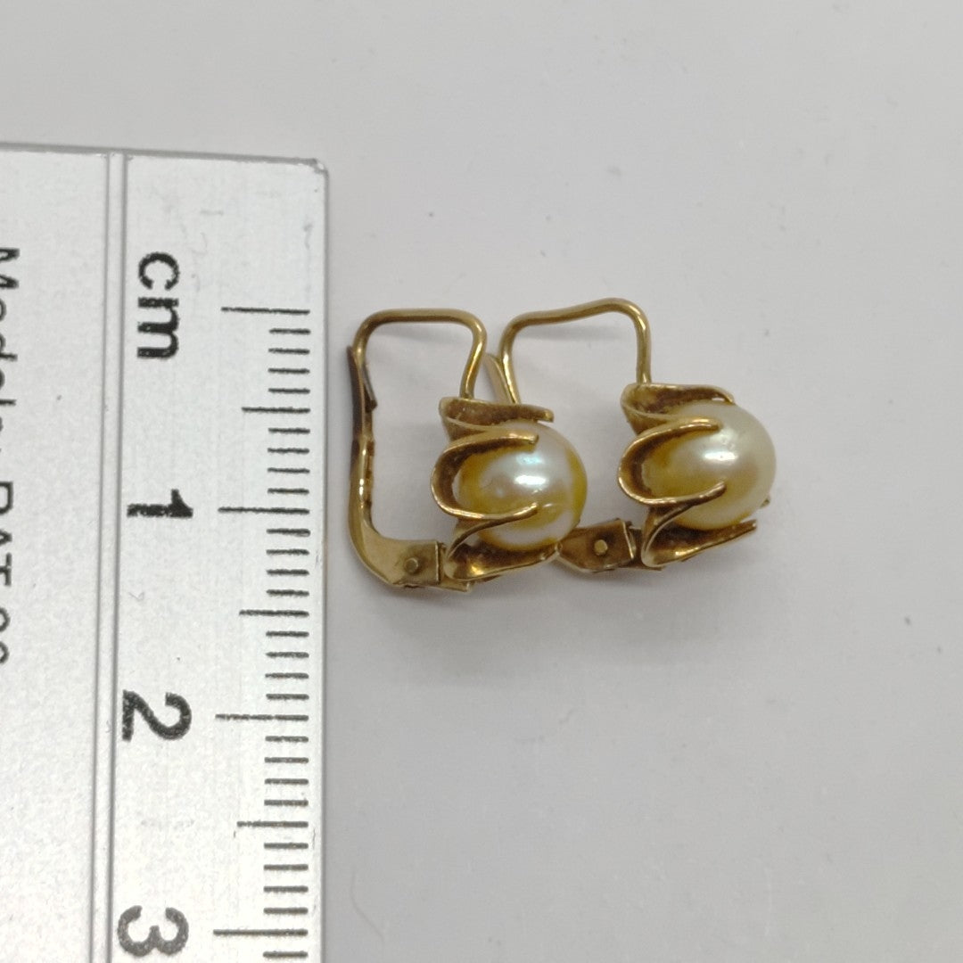 ARETES PAR ORO 14 K 2,40 GRMS (SEMINUEVO)