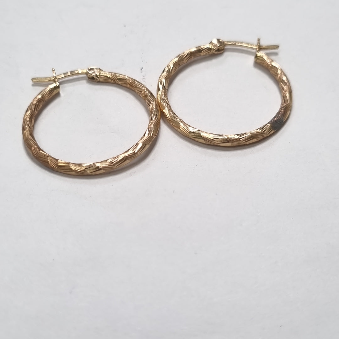 ARRACADAS PAR ORO 14 K 2.4 GRMS (SEMINUEVO)