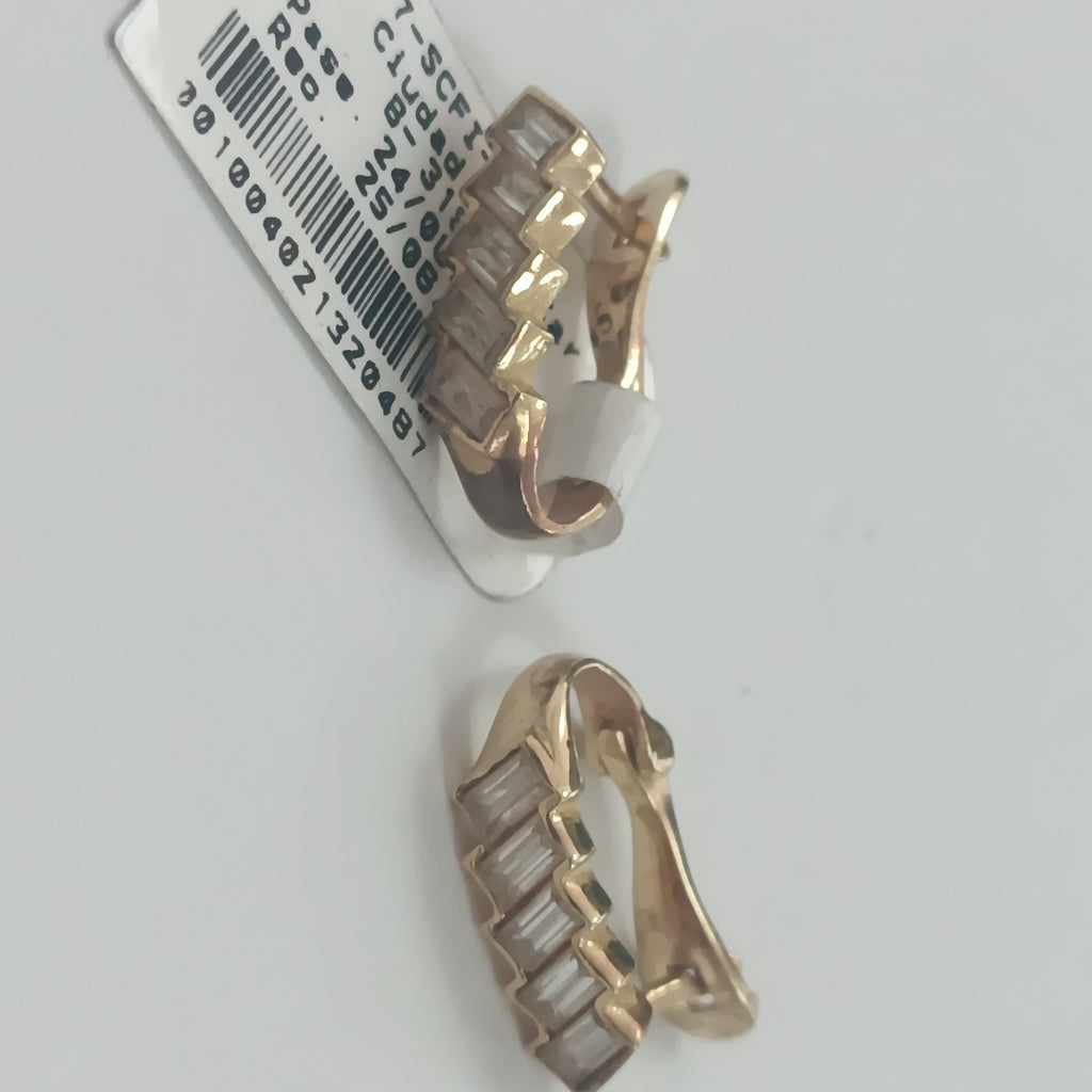 ARETES PAR ORO 14 K 3.8 GRMS (SEMINUEVO)