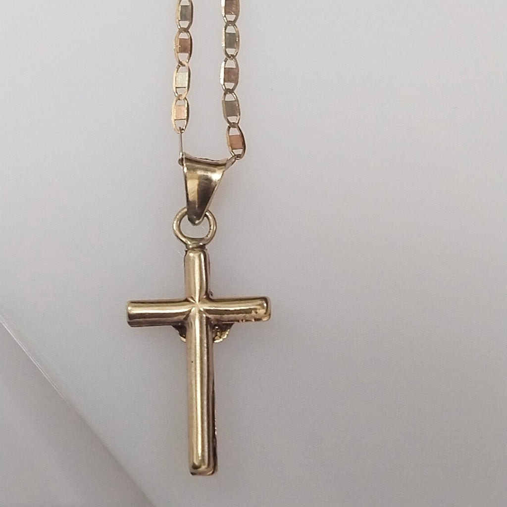 CADENA, CRUZ ORO 10 K 1.8 GRMS (SEMINUEVO)