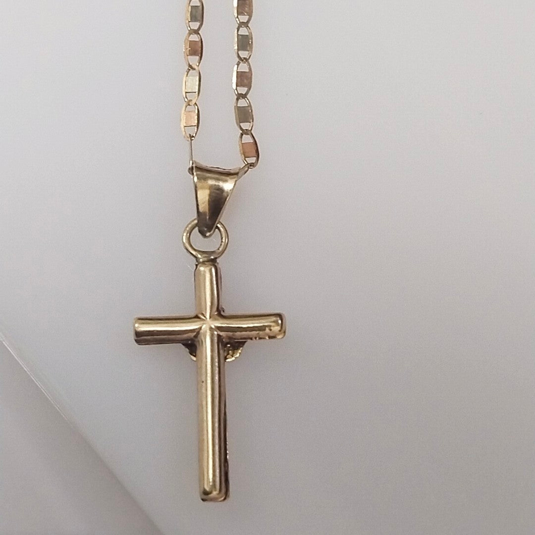 CADENA, CRUZ ORO 10 K 1.8 GRMS (SEMINUEVO)