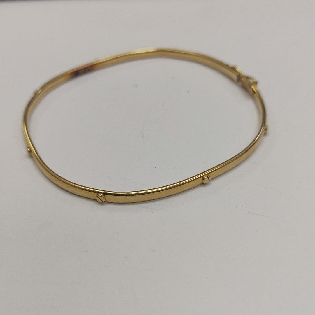 PULSERA RIGIDA ORO 14 K 4,50 GRMS (SEMINUEVO)