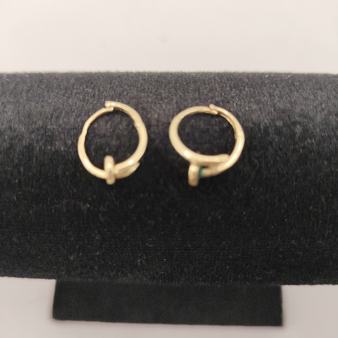 ARETES PAR ORO 10 K 1.7 GRMS (SEMINUEVO)