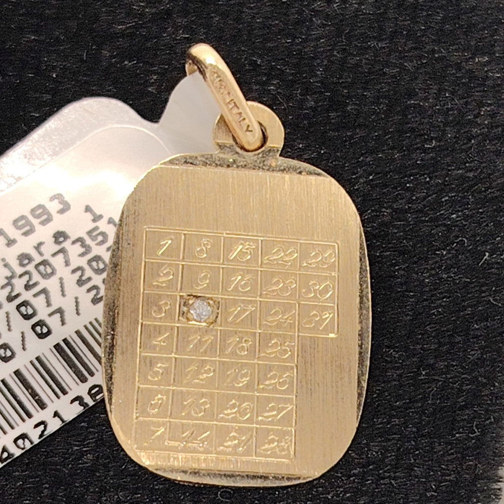 DIJE ORO 14 K 2.5 GRMS (SEMINUEVO)