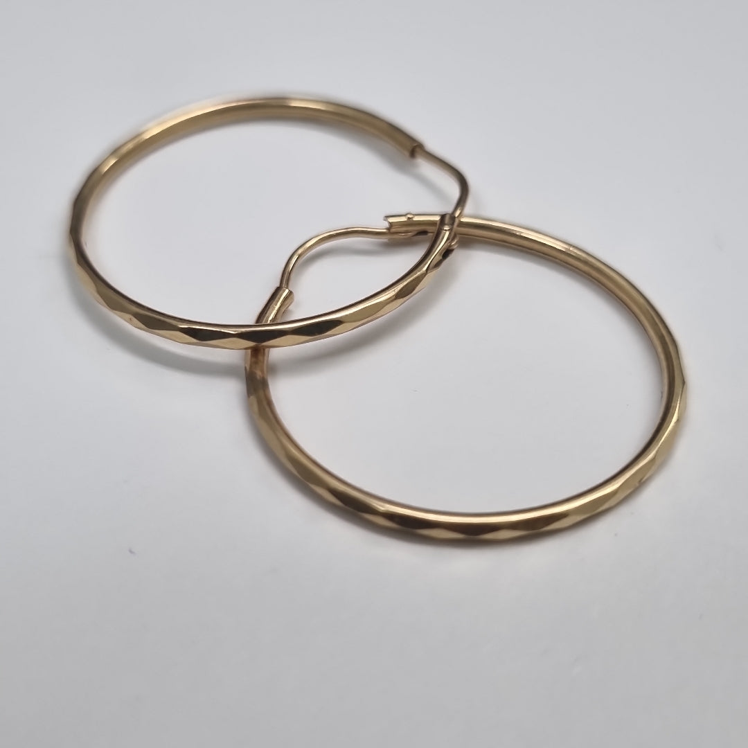 ARRACADAS PAR ORO 14 K 1.6 GRMS (SEMINUEVO)