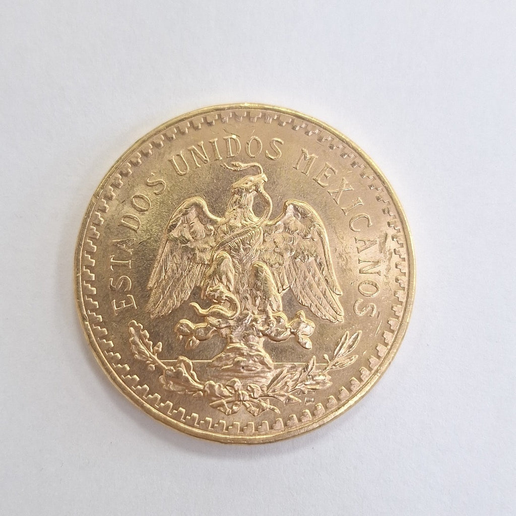 K1 41.6 GRMS 21 K IDENTIFICACIÓN MONEDA NOMINATIVA MONEDAS PESOS 50 PESOS (SEMINUEVO)