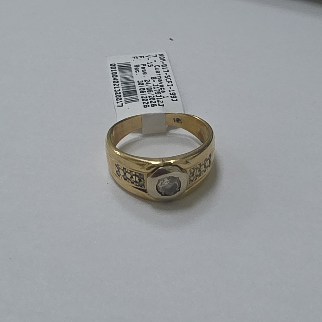 ANILLO ORO 14 K 6.1 GRMS (SEMINUEVO)