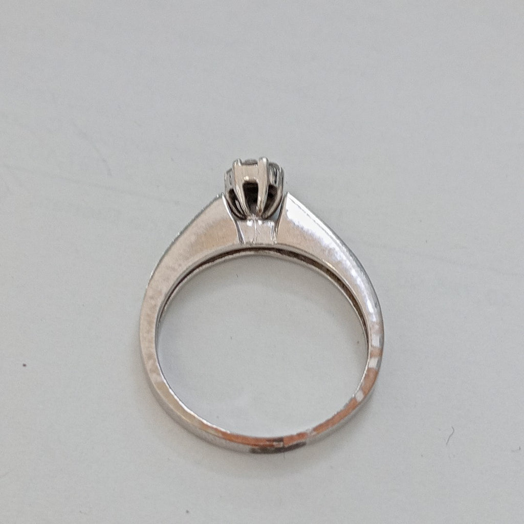 ANILLO ORO BLANCO 14 K 3.8 GRMS (SEMINUEVO)