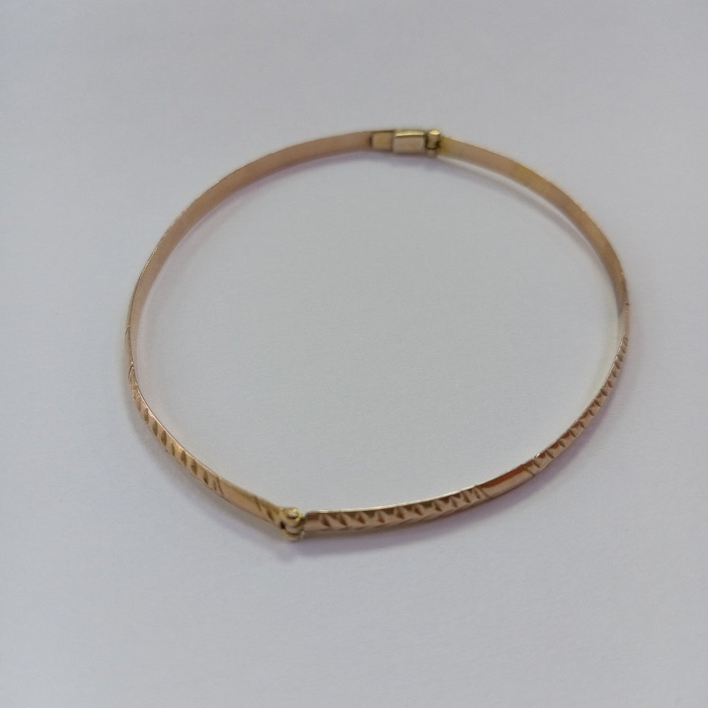 PULSERA RIGIDA ORO 8 K 4.7 GRMS (SEMINUEVO)