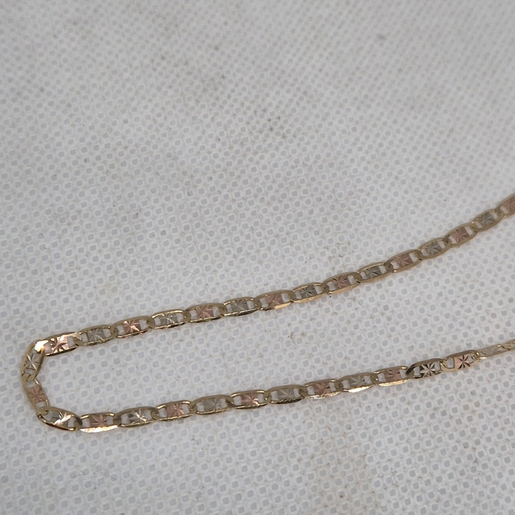 CADENA ORO COMBINADO 10 K 2.6 GRMS (SEMINUEVO)