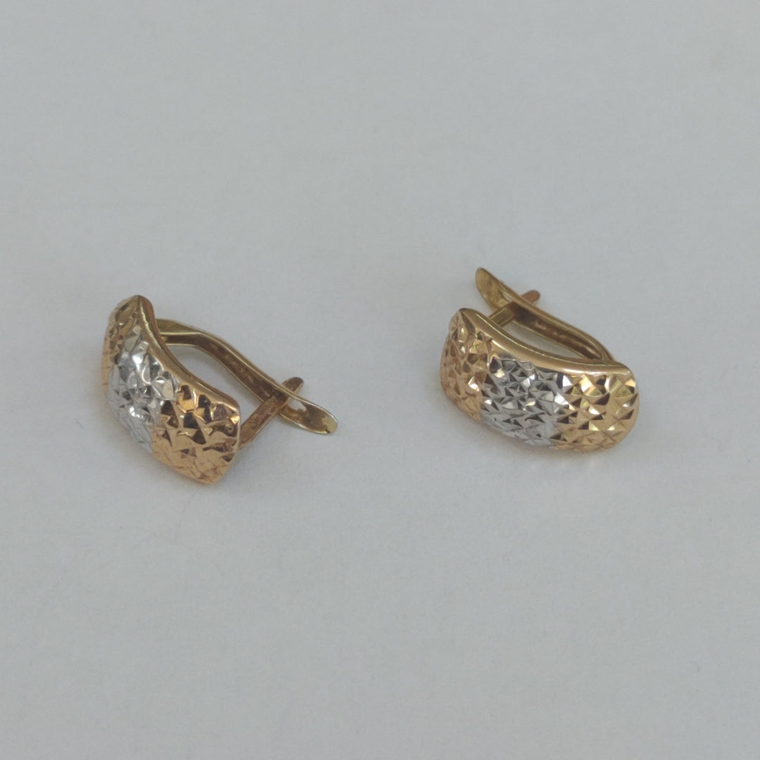 ARETES PAR ORO 14 K 1.4 GRMS (SEMINUEVO)