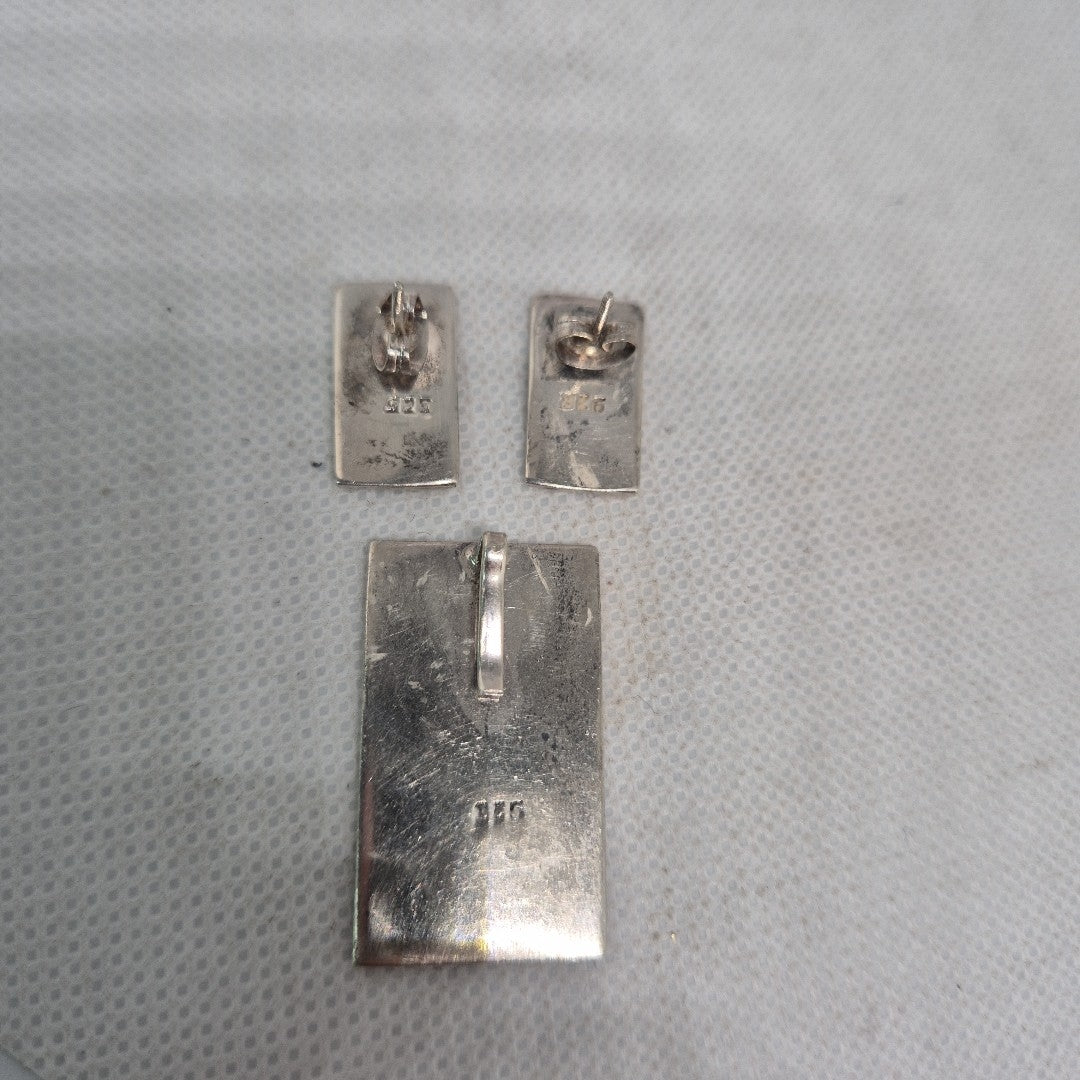 BROQUELES PAR, DIJE PLATA 9.4 GRMS (SEMINUEVO)