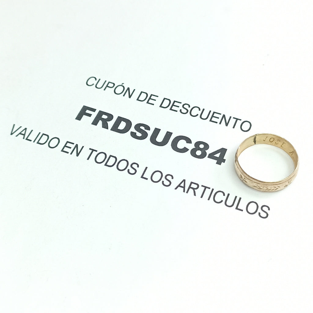 ARGOLLA ORO 8 K 1,40 GRMS (SEMINUEVO)