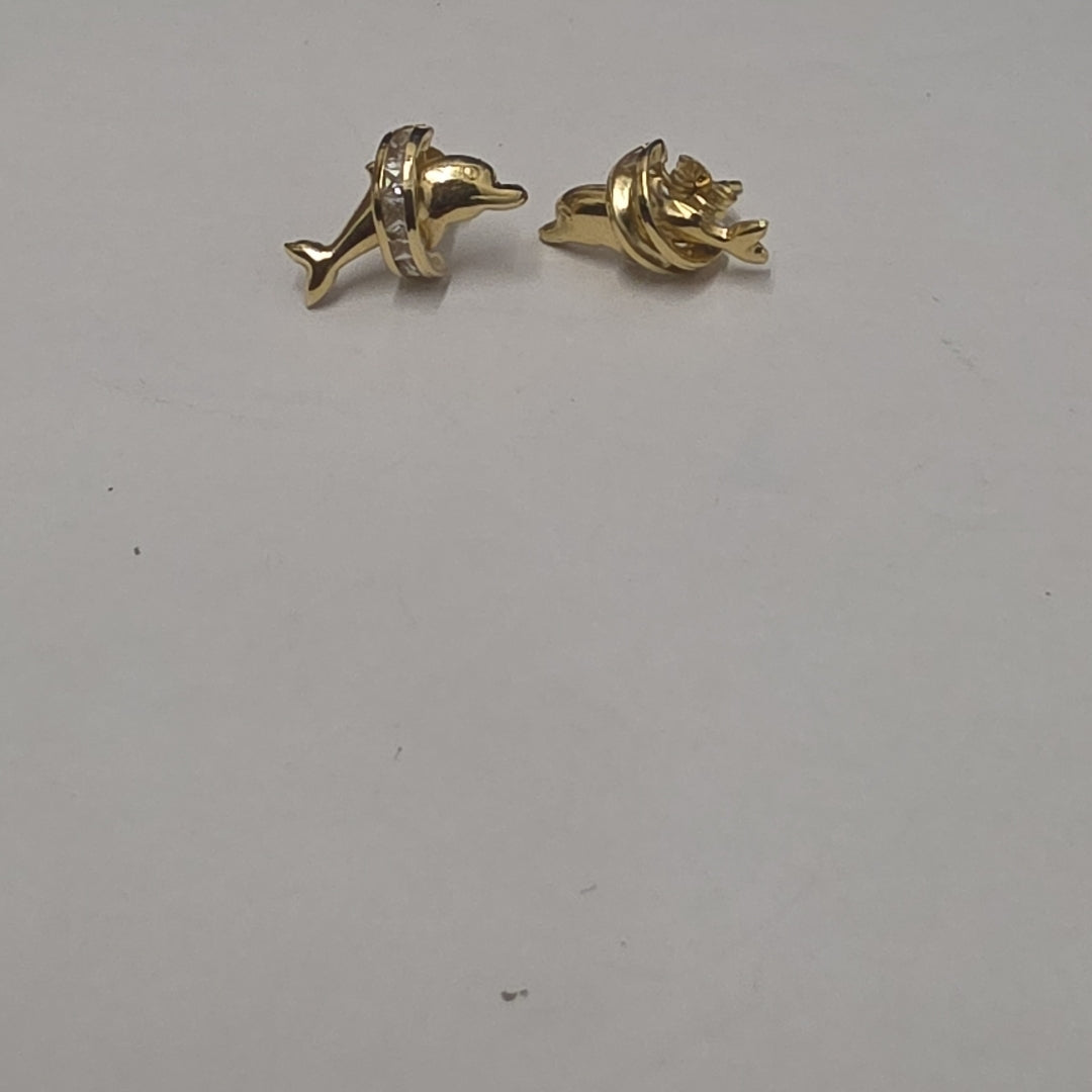 BROQUELES PAR ORO 14 K 1,80 GRMS (SEMINUEVO)