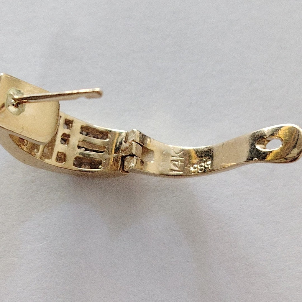 ARETES PAR ORO 14 K 4,20 GRMS (SEMINUEVO)