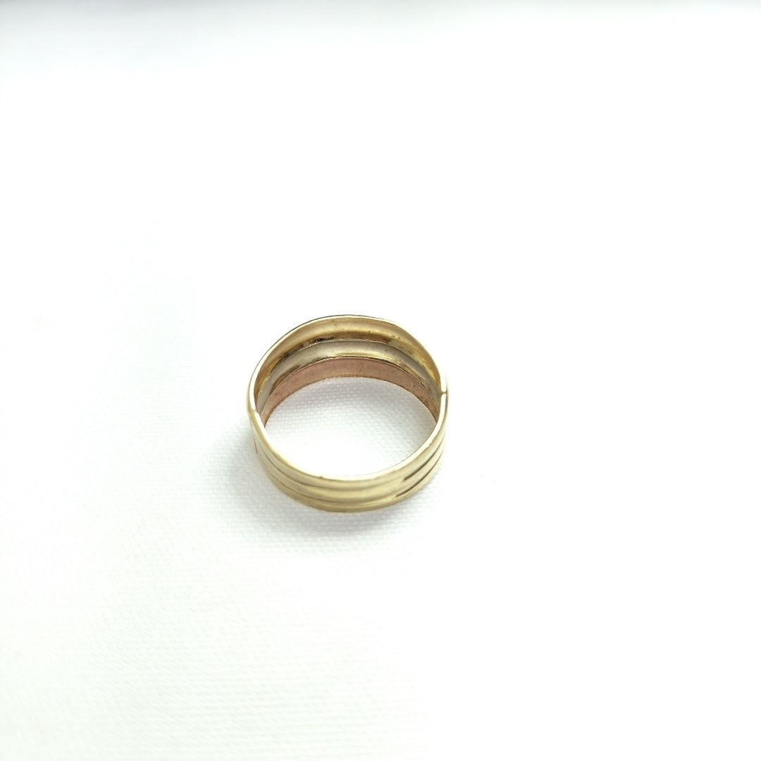 ANILLITO ORO COMBINADO 14 K 3,70 GRMS (SEMINUEVO)