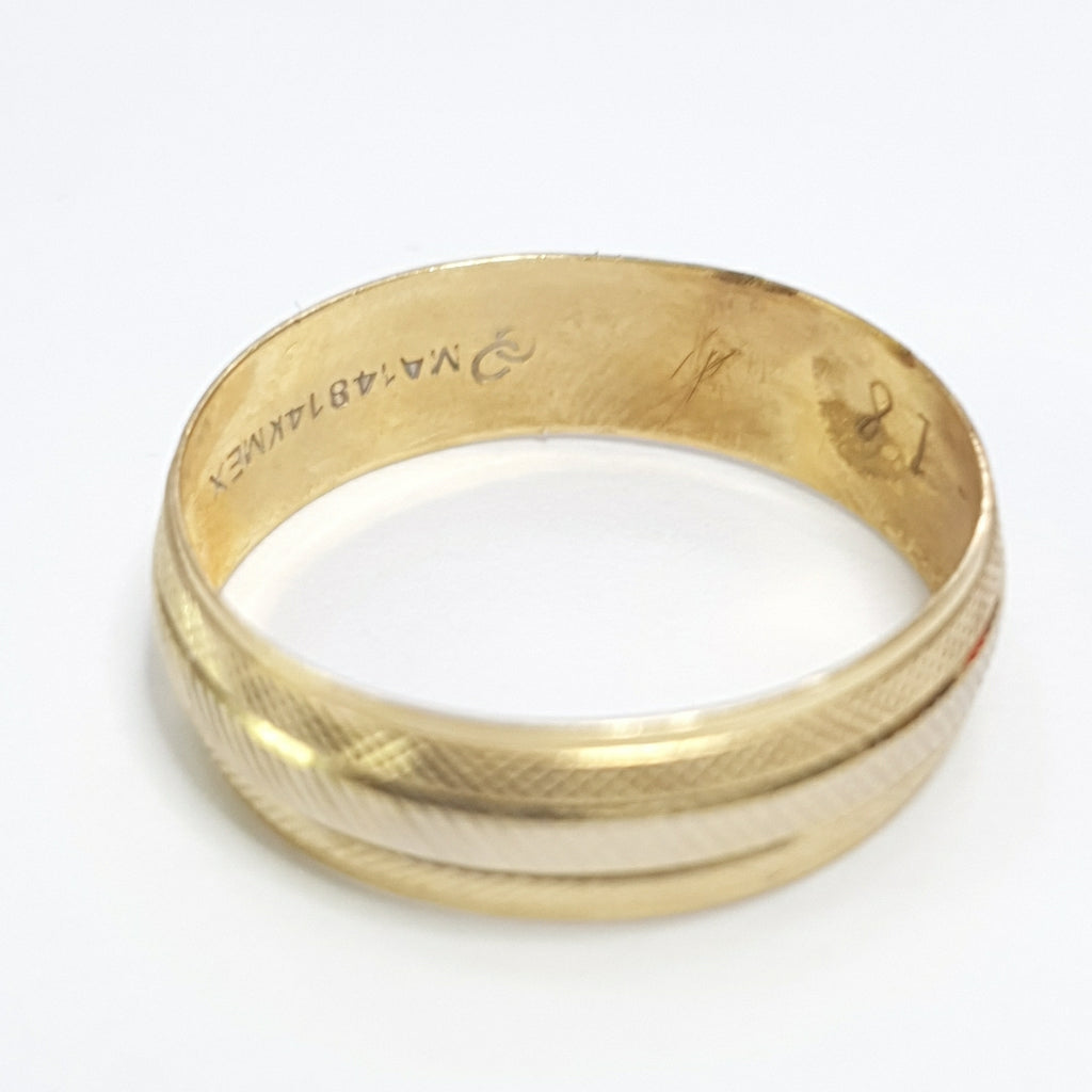 ARGOLLA ORO 14 K 1.8 GRMS (SEMINUEVO)