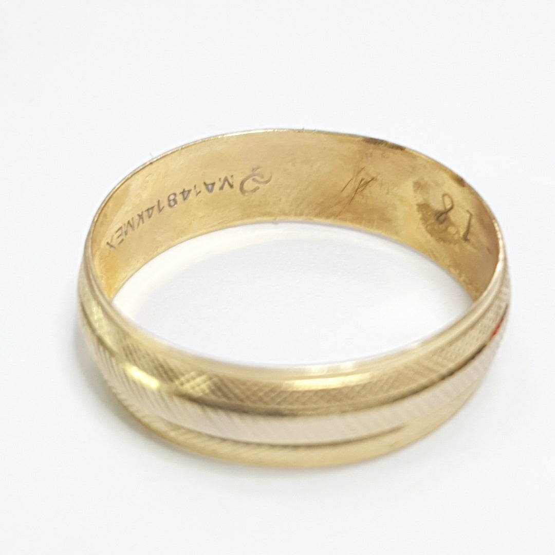 ARGOLLA ORO 14 K 1.8 GRMS (SEMINUEVO)