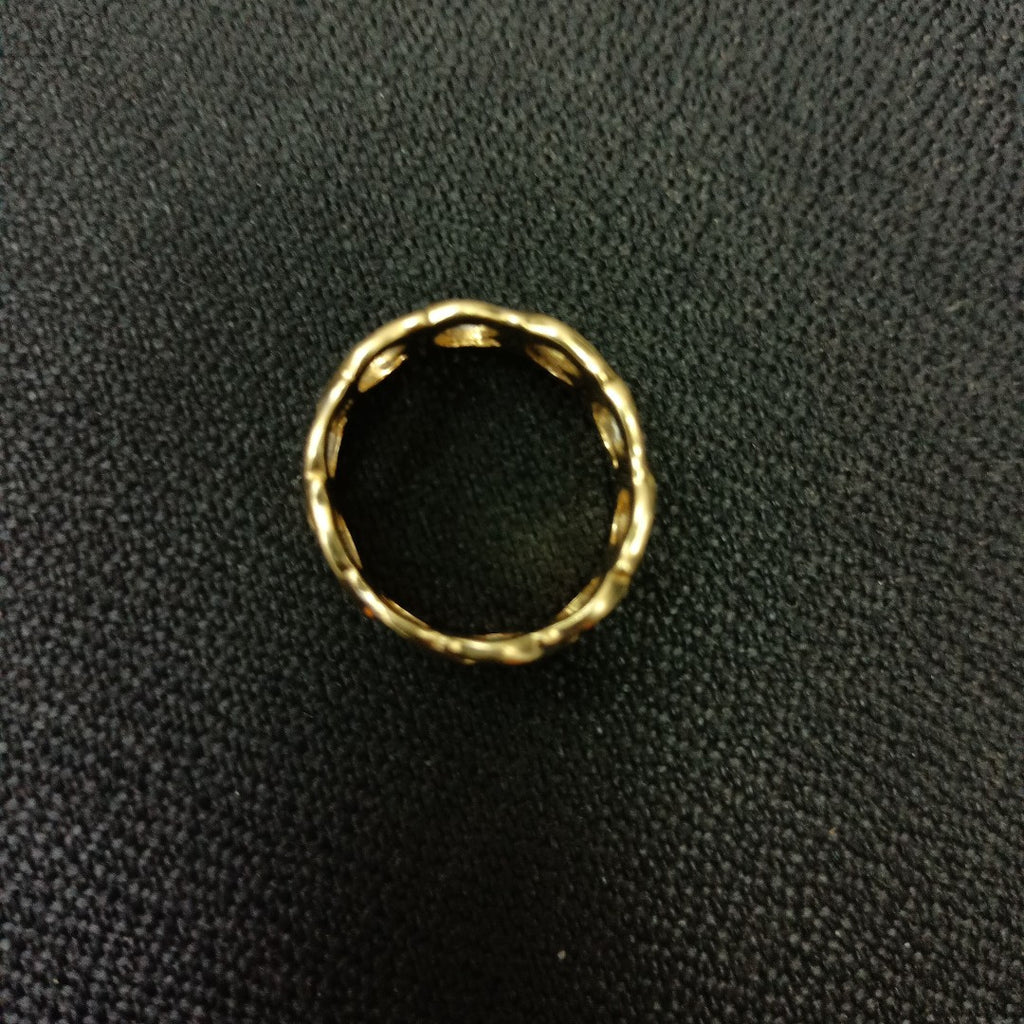 ANILLO ORO COMBINADO 14 K 8,00 GRMS (SEMINUEVO)