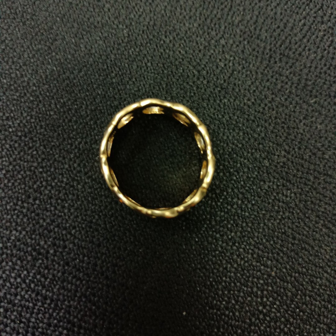 ANILLO ORO COMBINADO 14 K 8,00 GRMS (SEMINUEVO)