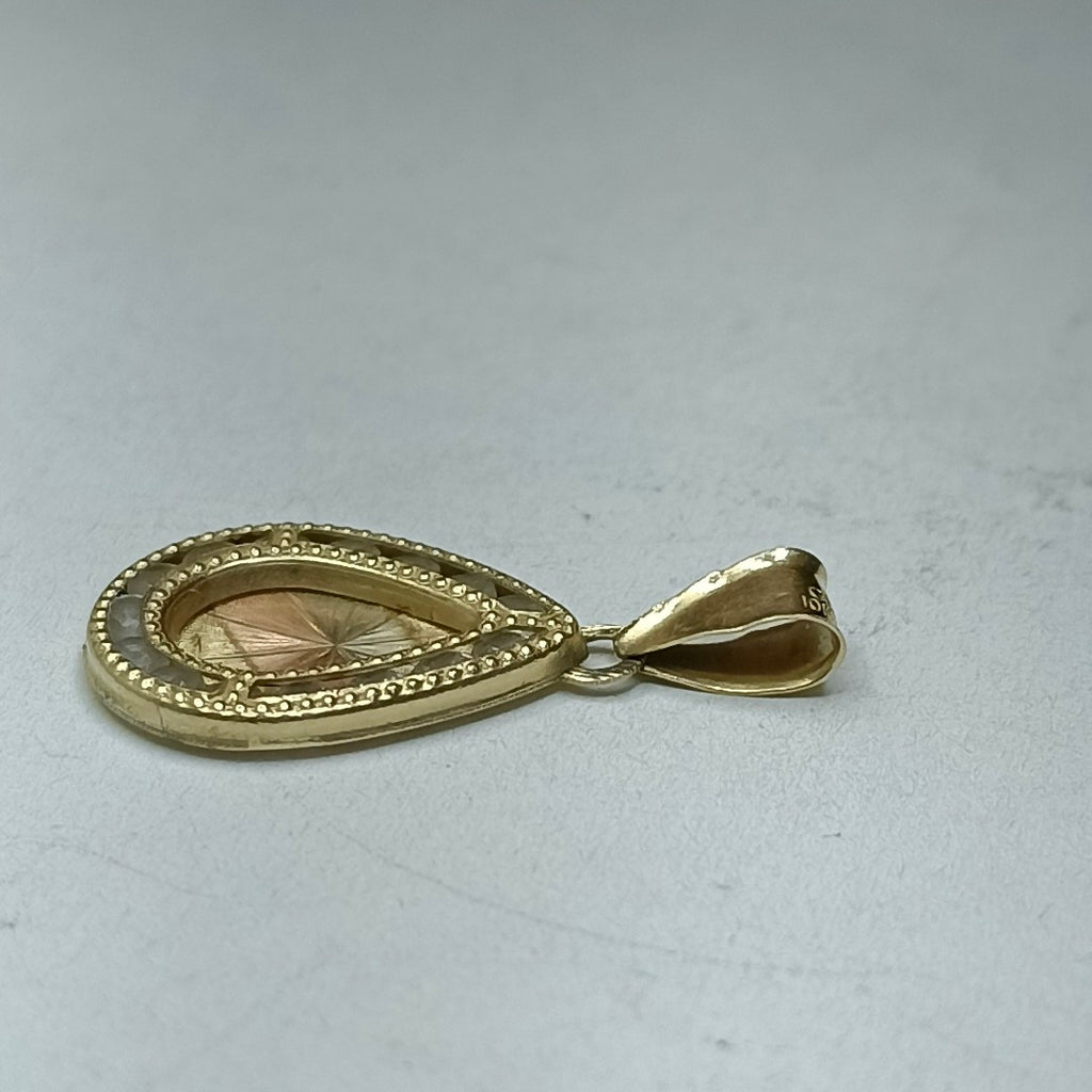 DIJE ORO,ORO COMBINADO 10 K 0,90 GRMS (SEMINUEVO)