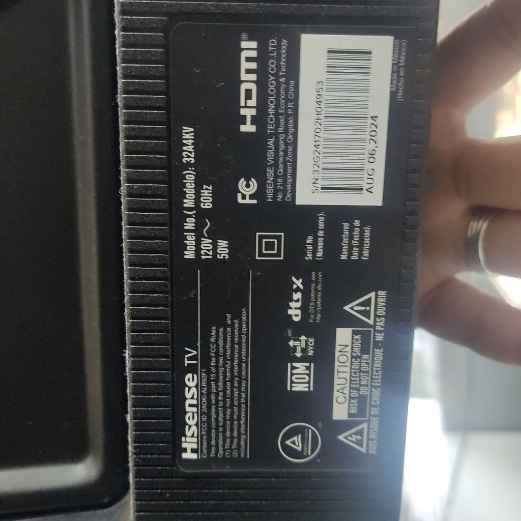 PANTALLA HISENSE 32A4KV (2024) 32" LED HD (SEMINUEVO)