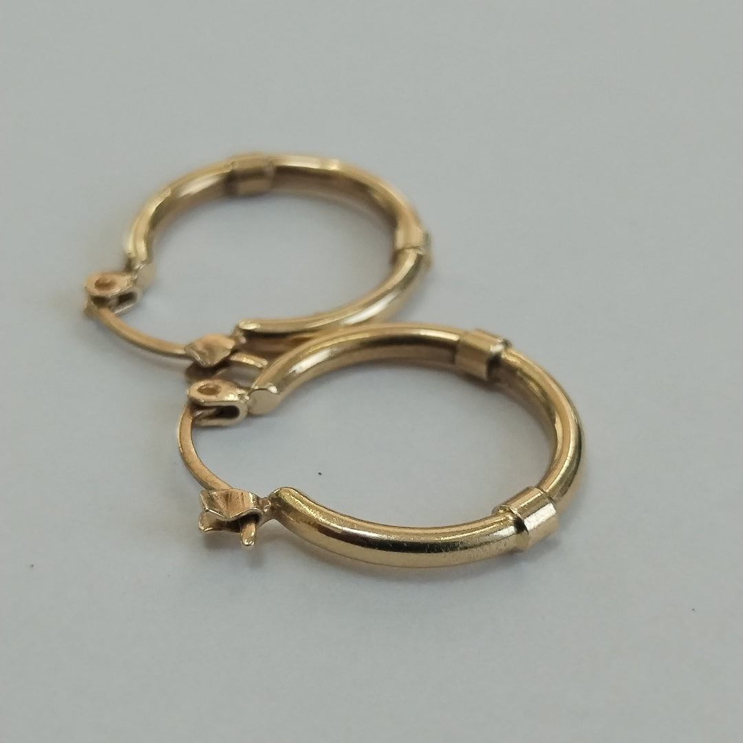 ARRACADAS PAR ORO 14 K 2.1 GRMS (SEMINUEVO)