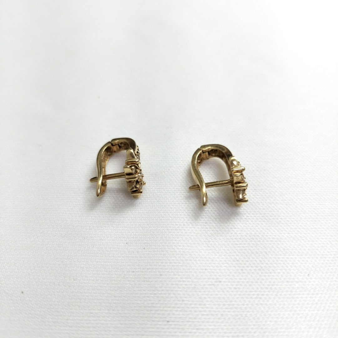 ARETES PAR ORO 14 K 4 GRMS (SEMINUEVO)