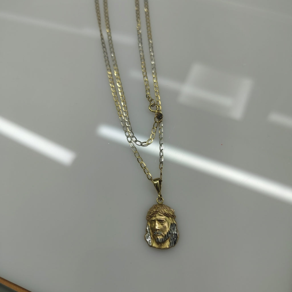 CADENA ORO, ORO COMBINADO 14 K 3.5 GRMS (SEMINUEVO)