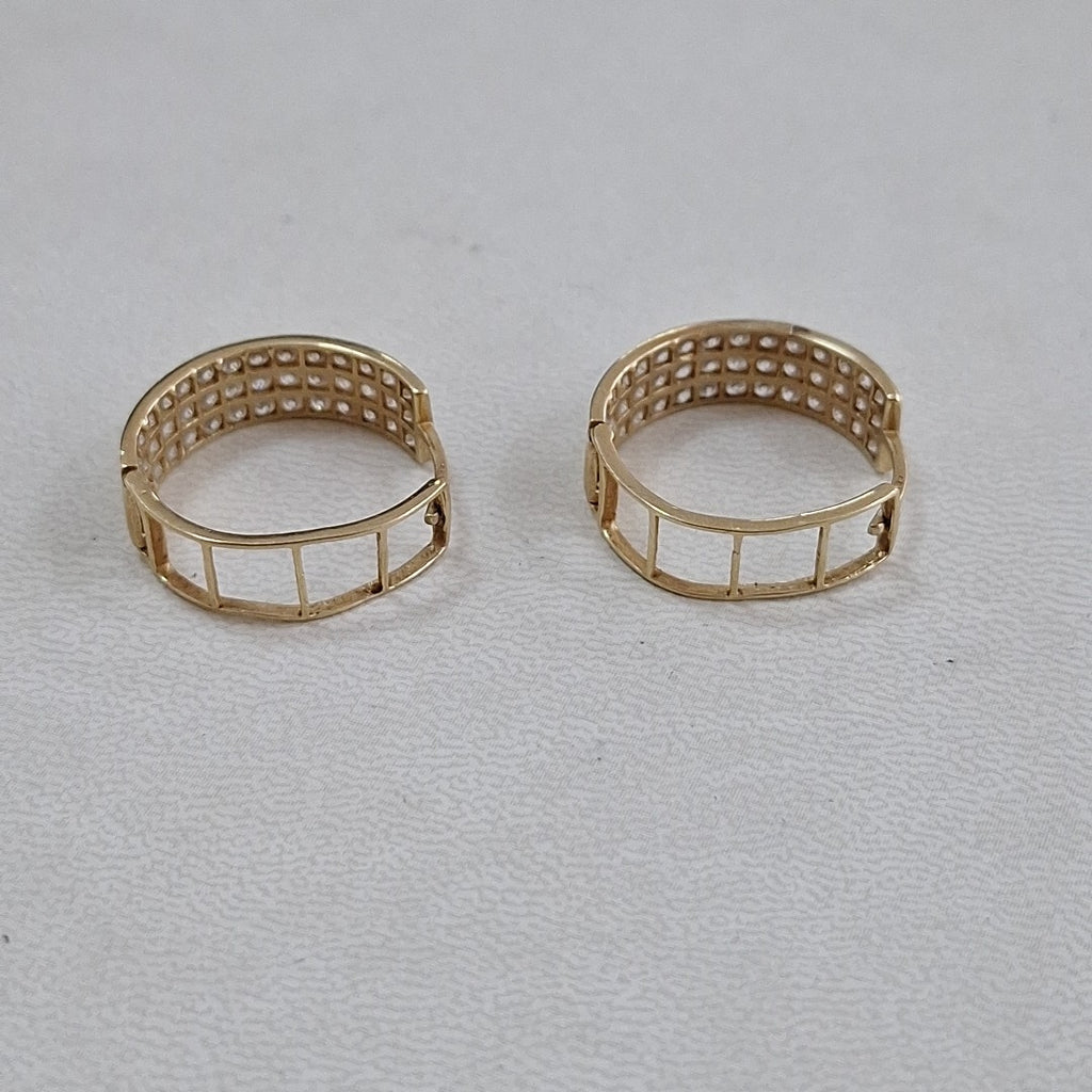 ARRACADAS PAR ORO 10 K 3.3 GRMS (SEMINUEVO)