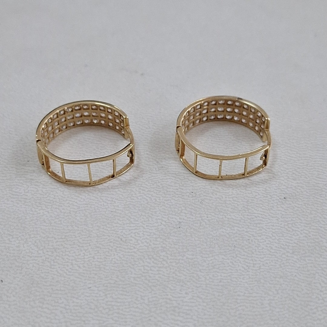 ARRACADAS PAR ORO 10 K 3.3 GRMS (SEMINUEVO)
