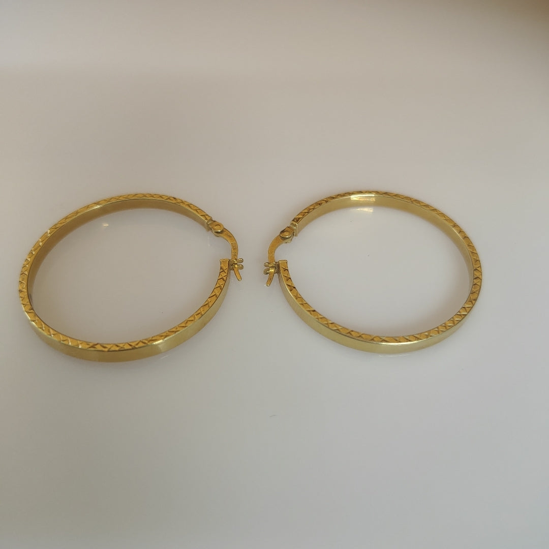 ARRACADAS PAR ORO 14 K 2.2 GRMS (SEMINUEVO)