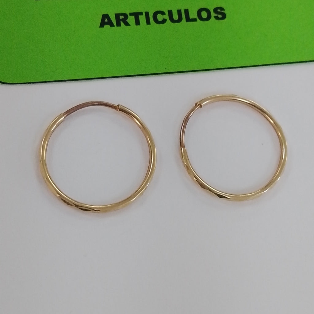 ARRACADAS PAR ORO 10 K 0.8 GRMS (SEMINUEVO)