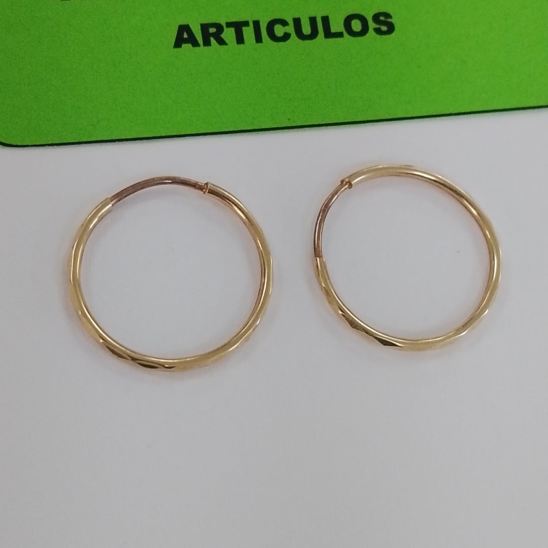 ARRACADAS PAR ORO 10 K 0.8 GRMS (SEMINUEVO)