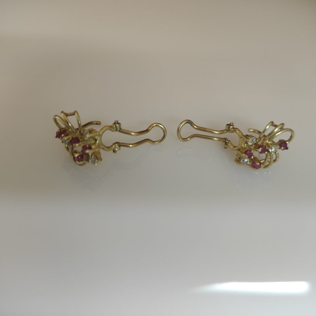 ARETES PAR ORO 14 K 3.5 GRMS (SEMINUEVO)