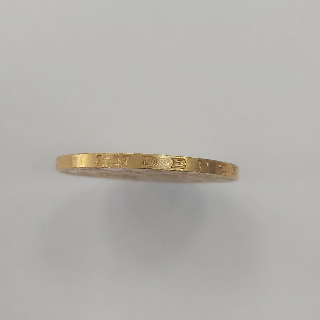 K1 41.6 GRMS 21 K IDENTIFICACIÓN MONEDA NOMINATIVA MONEDAS PESOS 50 PESOS (SEMINUEVO)