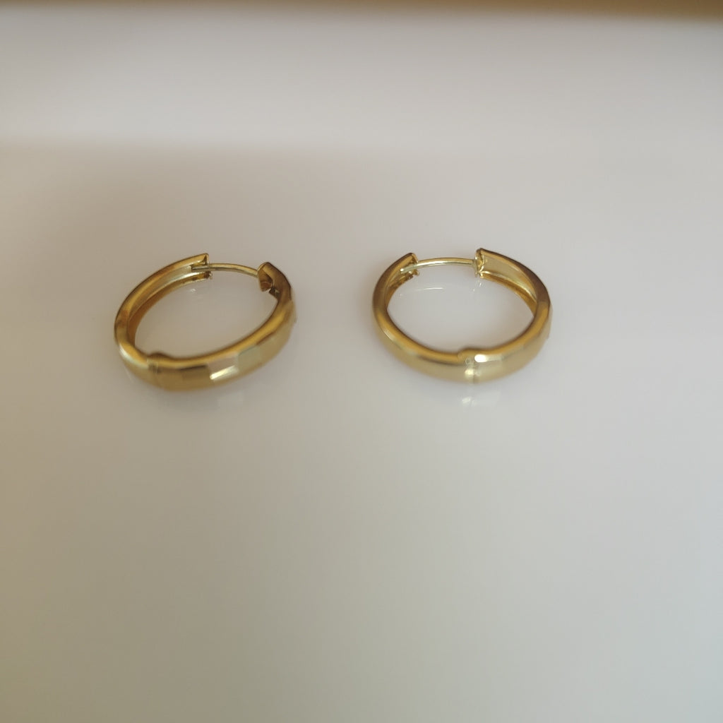 ARRACADAS PAR ORO 14 K 1.6 GRMS (SEMINUEVO)