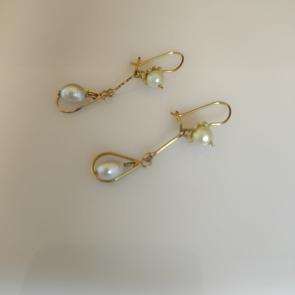 ARETES PAR ORO 14 K 1.9 GRMS (SEMINUEVO)