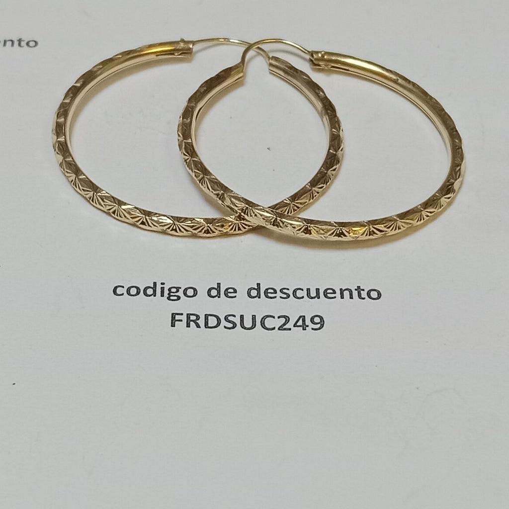 ARRACADAS PAR ORO 10 K 3.6 GRMS (SEMINUEVO)