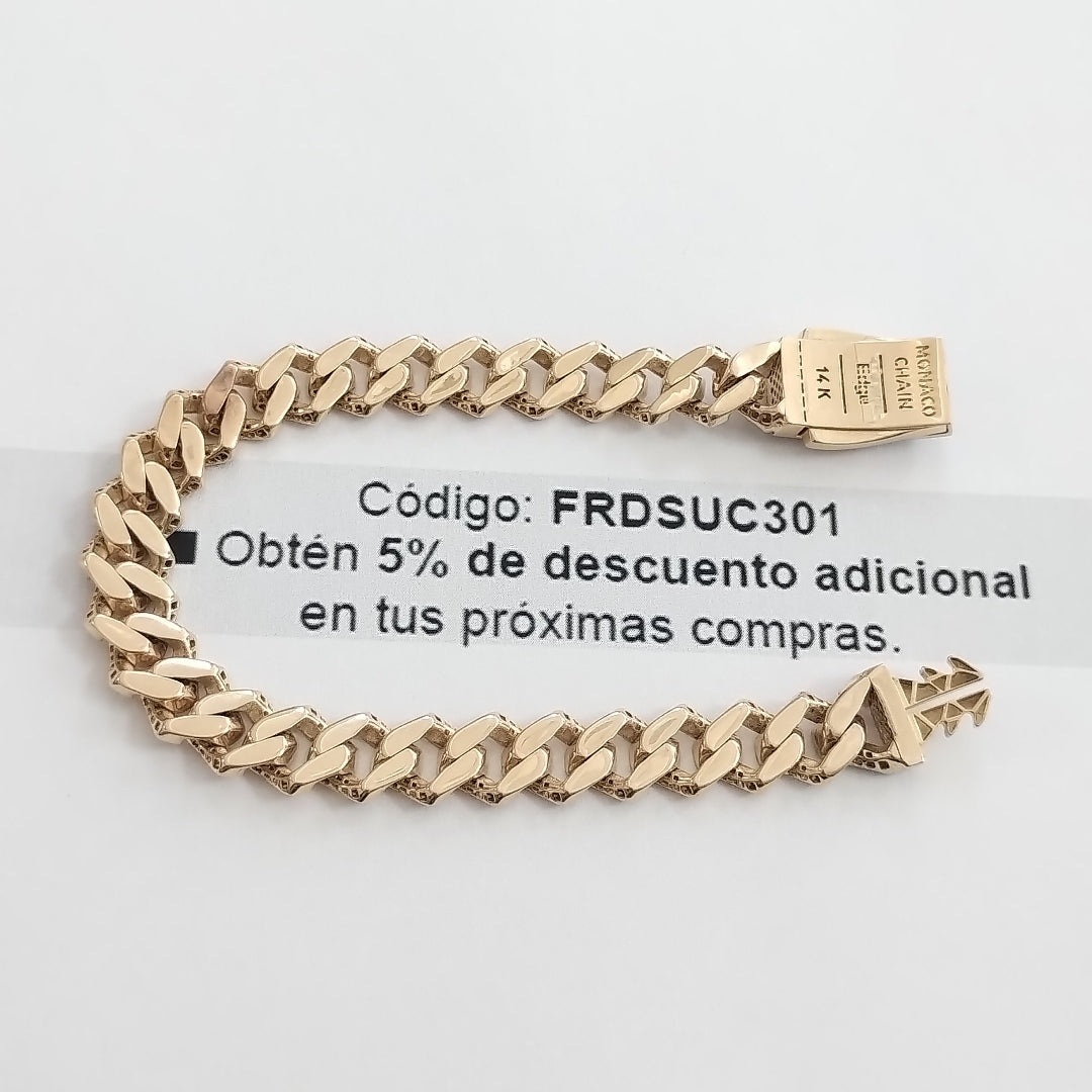 PULSERA ORO 14 K 16.9 GRMS (SEMINUEVO)