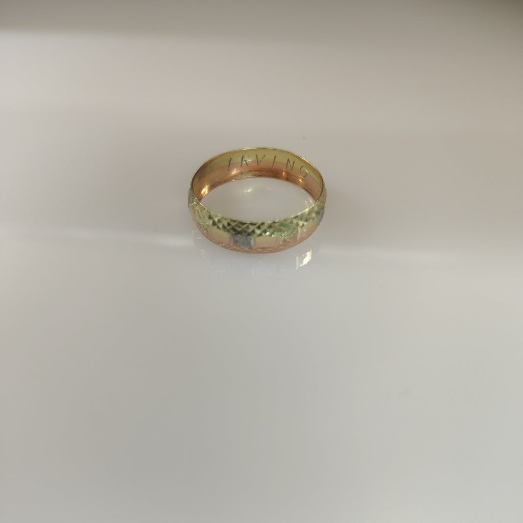 ARGOLLA ORO COMBINADO 14 K 1.1 GRMS (SEMINUEVO)