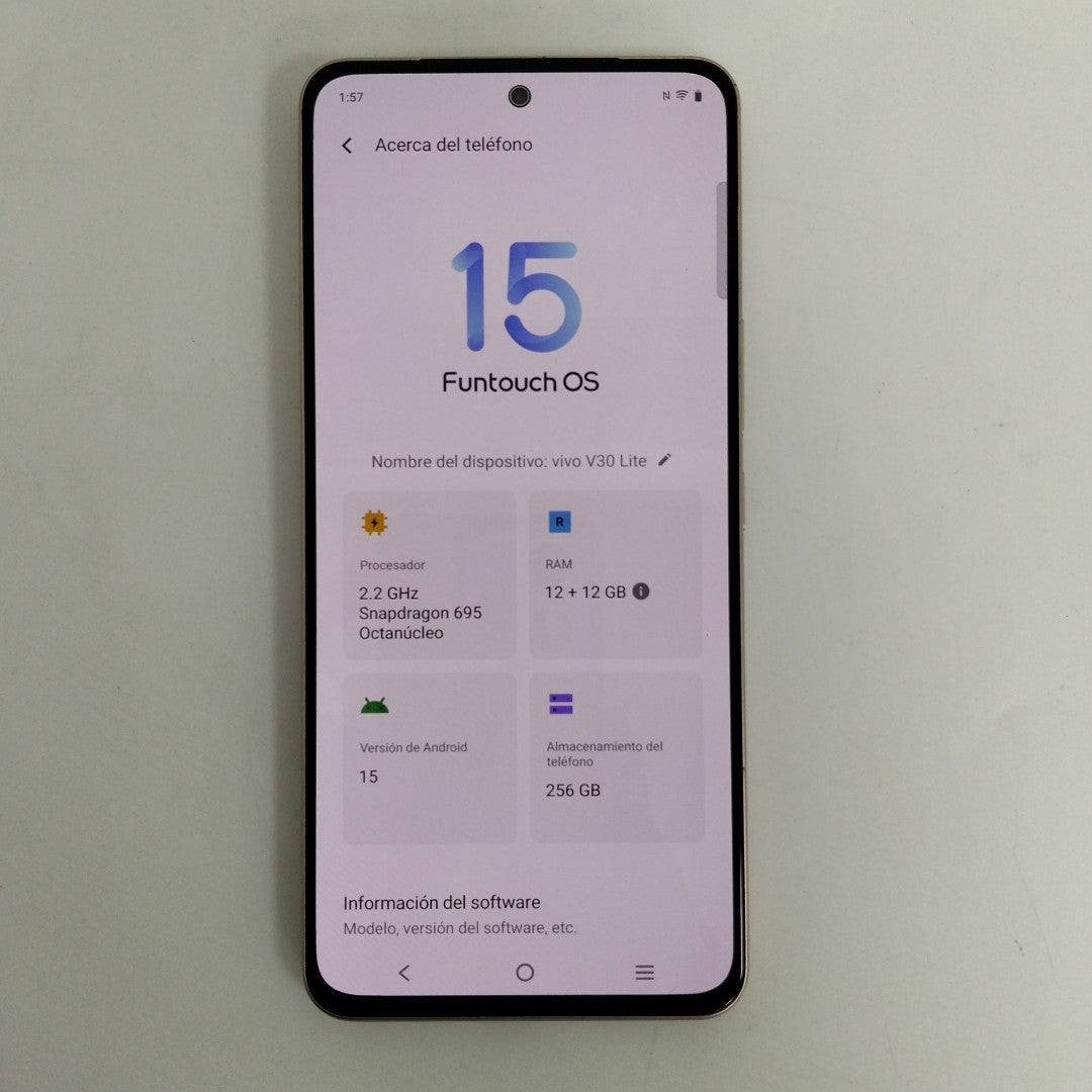 CELULAR VIVO V30 LITE V2314 (2023) 256 GB 12 GB RAM (SEMINUEVO)