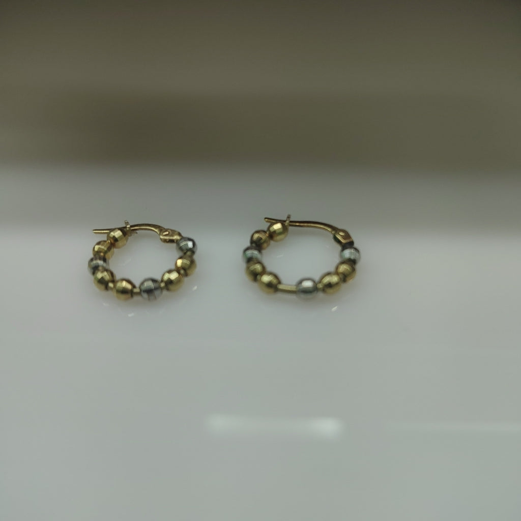 ARRACADAS PAR ORO 14 K 2.2 GRMS (SEMINUEVO)