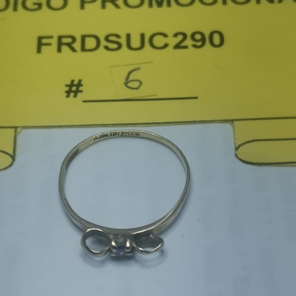 ANILLITO ORO 14 K 0.9 GRMS (SEMINUEVO)