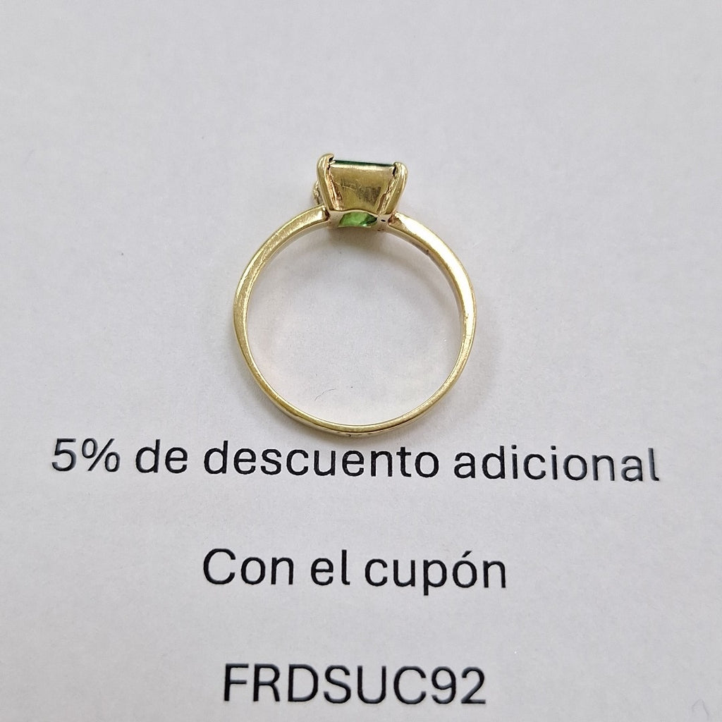 K1 2,40 GRMS 14 K ESPECIFICACIONES COMPLEMENTARIAS ANILLITO CON PIEDRA DE COLOR (SEMINUEVO)