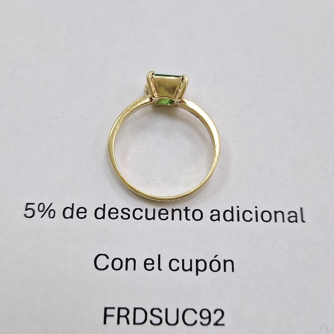 K1 2,40 GRMS 14 K ESPECIFICACIONES COMPLEMENTARIAS ANILLITO CON PIEDRA DE COLOR (SEMINUEVO)